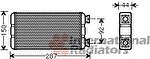 Van Wezel 43006457 теплообменник, отопление салона на RENAULT MASTER II фургон (FD)