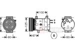 Van Wezel 4300K311 компрессор, кондиционер на RENAULT LAGUNA II (BG0/1_)