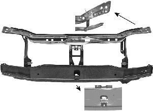 Van Wezel 4339668 облицовка передка на RENAULT CLIO II (BB0/1/2_, CB0/1/2_)