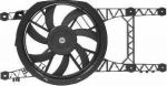 Van Wezel 4345746 вентилятор, охлаждение двигателя на RENAULT LAGUNA I (B56_, 556_)