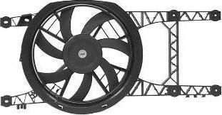Van Wezel 4345746 вентилятор, охлаждение двигателя на RENAULT LAGUNA I (B56_, 556_)