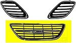 Van Wezel 4731510 решетка радиатора на SAAB 9-3 кабрио (YS3F)