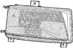 Van Wezel 4912941 основная фара на SEAT INCA (6K9)
