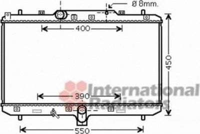 Van Wezel 52002086 радиатор, охлаждение двигателя на FIAT SEDICI (FY_)