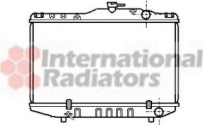 Van Wezel 53002036 радиатор, охлаждение двигателя на TOYOTA COROLLA купе (AE86)