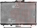 Van Wezel 53002147 радиатор, охлаждение двигателя на TOYOTA COROLLA Wagon (_E10_)