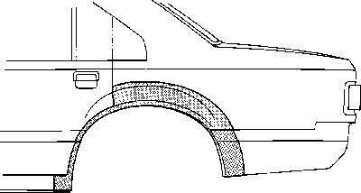 Van Wezel 5385144 боковина на TOYOTA COROLLA Wagon (_E10_)