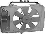 Van Wezel 5430746 вентилятор, охлаждение двигателя на TOYOTA YARIS (SCP1_, NLP1_, NCP1_)
