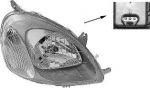 Van Wezel 5430962V основная фара на TOYOTA YARIS (SCP1_, NLP1_, NCP1_)