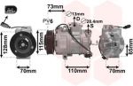 Van Wezel 5800K240 компрессор, кондиционер на SKODA FABIA