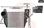 Van Wezel 58014200 интеркулер на VW GOLF IV (1J1)