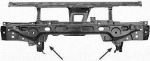 Van Wezel 5826778 облицовка передка на VW POLO Variant (6KV5)