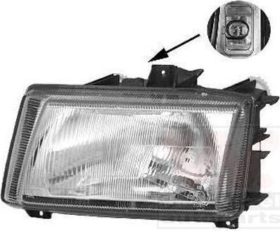 Van Wezel 5826963V основная фара на VW POLO CLASSIC (6KV2)