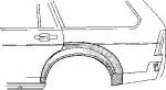 Van Wezel 5834147 боковина на VW PASSAT Variant (3A5, 35I)
