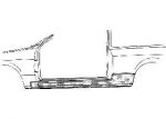 Van Wezel 5888102 накладка порога на VW GOLF IV (1J1)