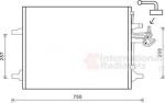 Van Wezel 59005166 конденсатор, кондиционер на VOLVO V70 III (BW)