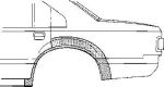 Van Wezel 5944148 боковина на VOLVO 460 L (464)