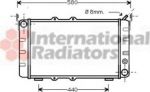 Van Wezel 76002001 радиатор, охлаждение двигателя на SKODA RAPID (120G, 130G, 135G)