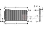 Van Wezel 77005014 конденсатор, кондиционер на JAGUAR XJ