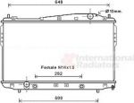 Van Wezel 81002135 радиатор, охлаждение двигателя на CHEVROLET EPICA (KL1_)
