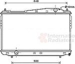 Van Wezel 81002136 радиатор, охлаждение двигателя на CHEVROLET EPICA (KL1_)