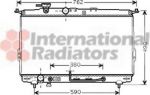Van Wezel 82002107 радиатор, охлаждение двигателя на HYUNDAI SONATA IV (EF)