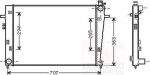 Van Wezel 82002204 радиатор, охлаждение двигателя на HYUNDAI TUCSON (JM)