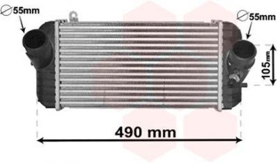 Van Wezel 82004326 интеркулер на HYUNDAI SANTA FE III (DM)