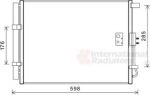 Van Wezel 82005373 конденсатор, кондиционер на HYUNDAI i30 (GD)