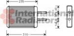 Van Wezel 82006069 теплообменник, отопление салона на HYUNDAI SANTAMO