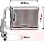 Van Wezel 82006313 теплообменник, отопление салона на HYUNDAI i40 CW (VF)