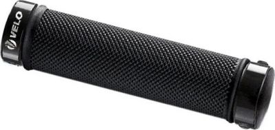 Грипсы Velo VLG-775 D2 Anti-Slip130мм с хомутами, черные,