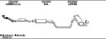 WALKER ADK018066AB система выпуска ог на AUDI A3 Sportback (8PA)