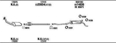 WALKER CI50032 система выпуска ог на CITROEN C15 (VD-_)