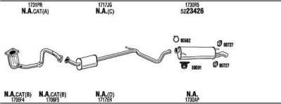 WALKER CIH27579B система выпуска ог на CITROEN C4 I (LC_)