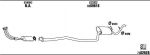 WALKER FO20116B система выпуска ог на FORD FIESTA II (FBD)