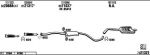 WALKER FO31521 система выпуска ог на FORD ESCORT VII седан (GAL, AFL)