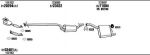 WALKER FOH09900A система выпуска ог на FORD FOCUS (DAW, DBW)