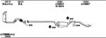WALKER FOH18956BB система выпуска ог на FORD FOCUS II седан (DA_)