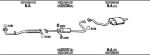 WALKER HO60039B система выпуска ог на HONDA ACCORD IV (CB)