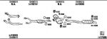 WALKER MB50008A система выпуска ог на MERCEDES-BENZ S-CLASS (W126)