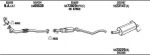 WALKER OPH19119BH система выпуска ог на OPEL ASTRA H (L48)