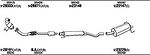 WALKER OPH19464A система выпуска ог на OPEL ASTRA H GTC (L08)