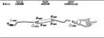WALKER OPT15342 система выпуска ог на OPEL ASTRA G седан (F69_)