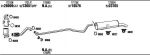 WALKER PEH23383BD система выпуска ог на PEUGEOT 308 (4A_, 4C_)
