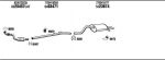 WALKER REK009040A система выпуска ог на RENAULT CLIO II (BB0/1/2_, CB0/1/2_)