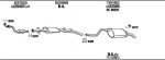 WALKER REK016104AA система выпуска ог на RENAULT CLIO II (BB0/1/2_, CB0/1/2_)