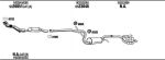 WALKER SK61038 система выпуска ог на SKODA OCTAVIA (1Z3)