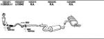 WALKER SKK032750BA система выпуска ог на SKODA YETI (5L)