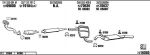 WALKER VW80319 система выпуска ог на VW PASSAT Variant (3A5, 35I)